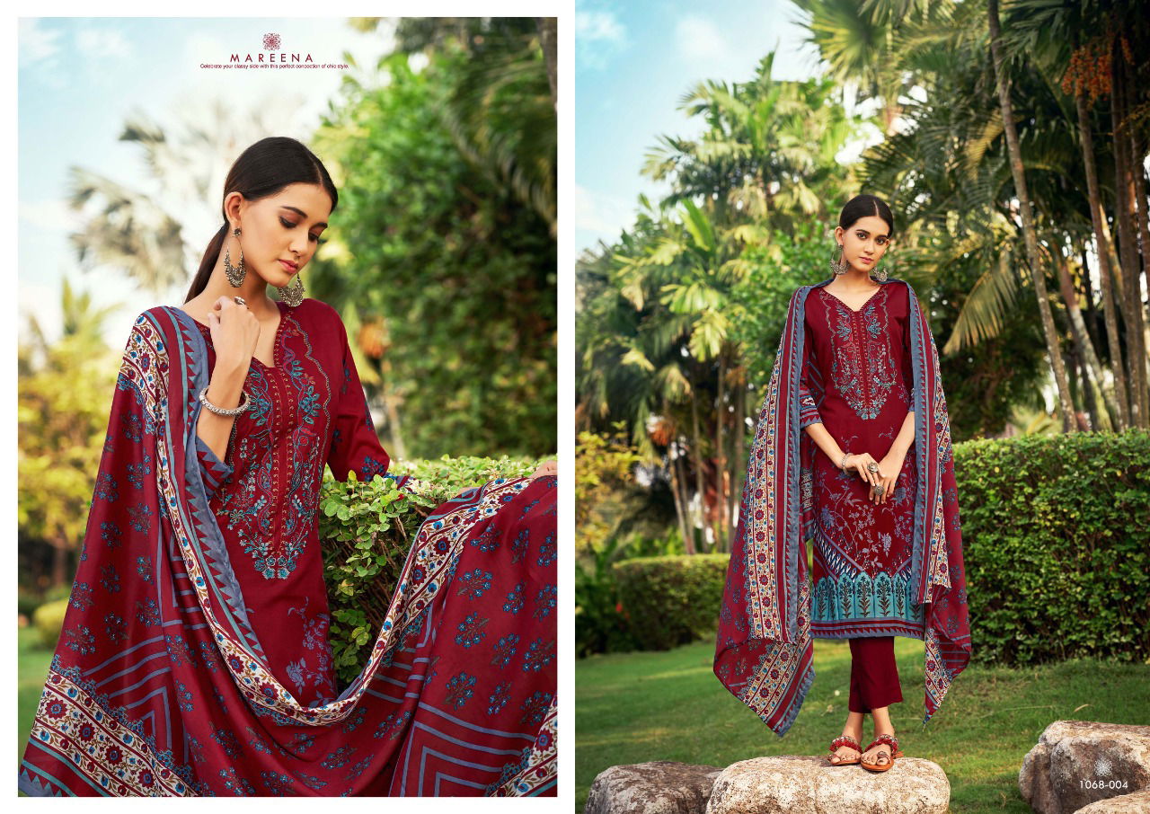 Romani Mareena 6th Wholesale Cotton Printed Readymade Suit Catalog
